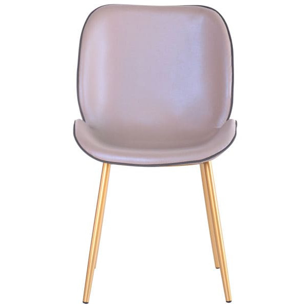 Стілець AMF Doris Gold/PU creamy white-2