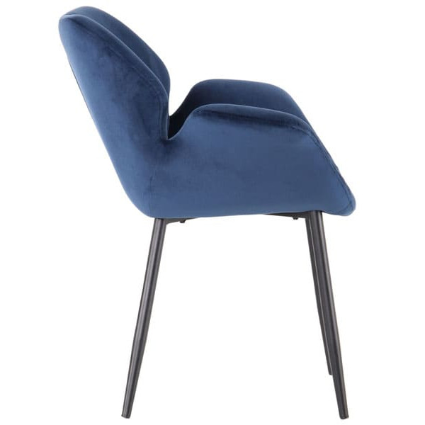 Крісло AMF Alphabet M Black/Royal blue-2