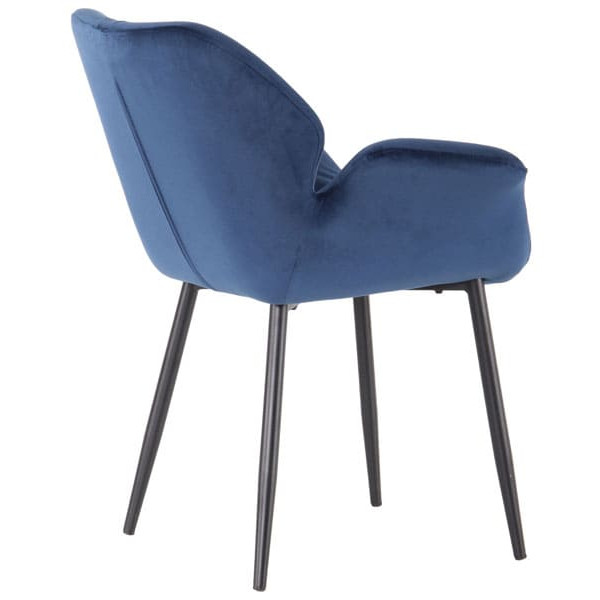 Крісло AMF Alphabet M Black/Royal blue-3