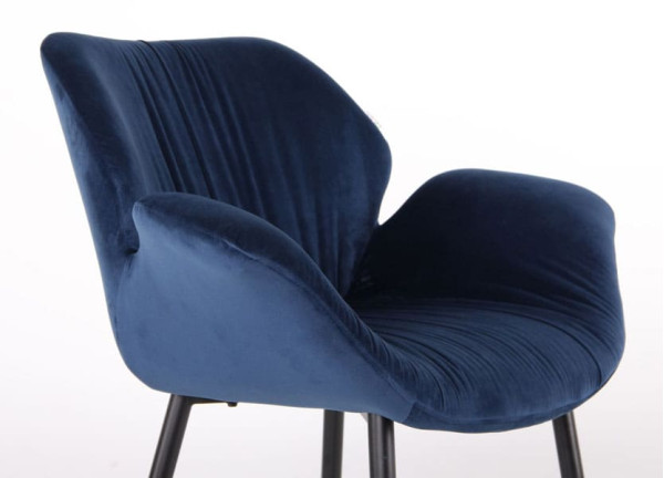 Крісло AMF Alphabet M Black/Royal blue-5