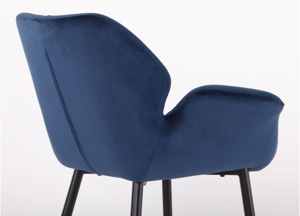 Крісло AMF Alphabet M Black/Royal blue-7