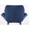 Крісло AMF Alphabet M Black/Royal blue-8-thumb