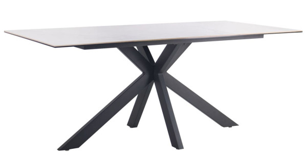 Обеденный стол AMF Adam black/ceramic Italy gray ceramic-0