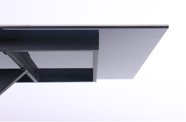 Обеденный стол AMF Adam black/ceramic Italy gray ceramic-10