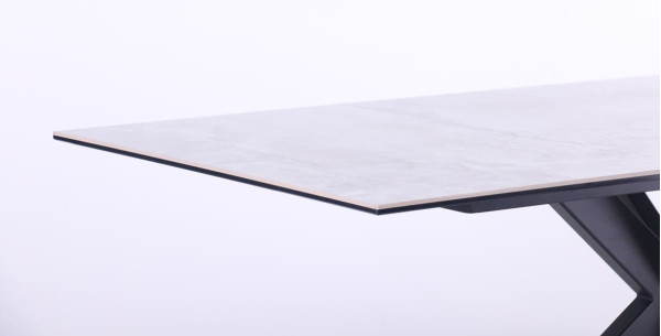 Обеденный стол AMF Adam black/ceramic Italy gray ceramic-6