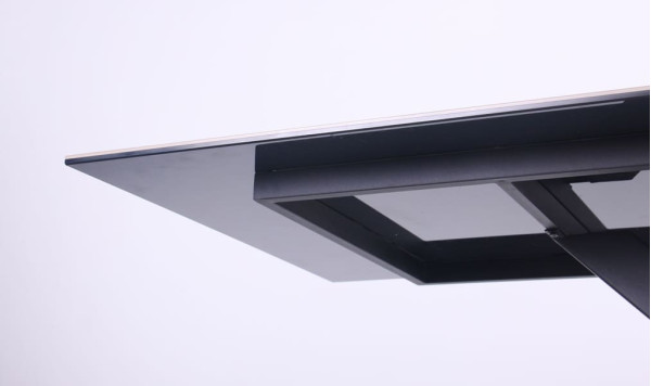 Обеденный стол AMF Adam black/ceramic Italy gray ceramic-9