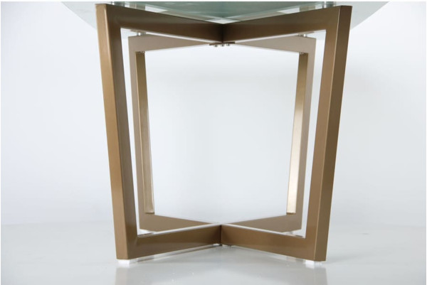 Обідній стіл AMF Adriana gold Скло-12