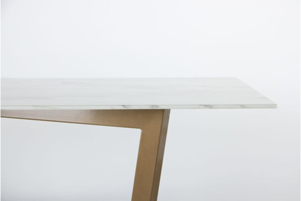 Обідній стіл AMF Adriana gold Скло-6