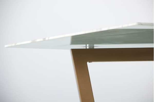 Обідній стіл AMF Adriana gold Скло-9