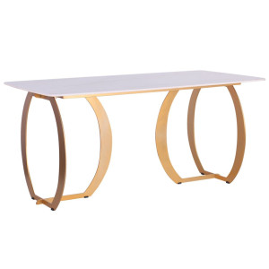 Обідній стіл AMF Alexis gold Кераміка