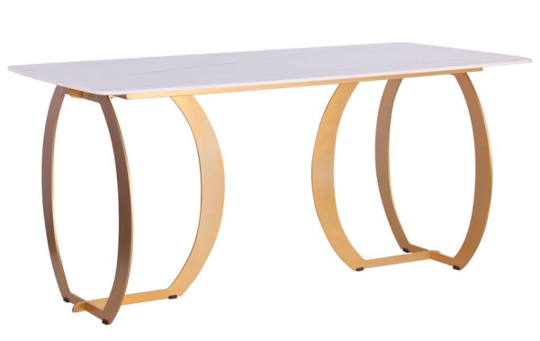 Обеденный стол AMF Alexis gold Керамика-0