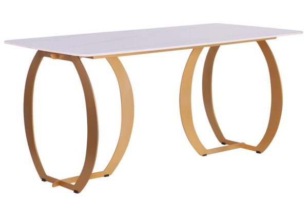 Обеденный стол AMF Alexis gold Керамика-1