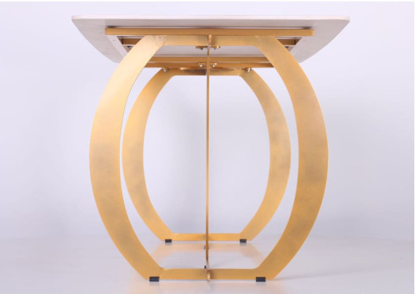 Обеденный стол AMF Alexis gold Керамика-11