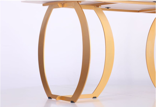 Обеденный стол AMF Alexis gold Керамика-12