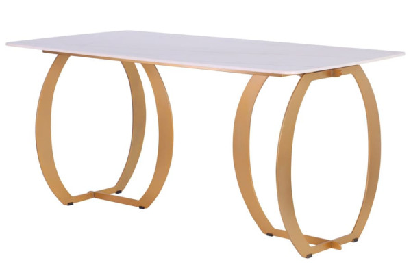 Обеденный стол AMF Alexis gold Керамика-4