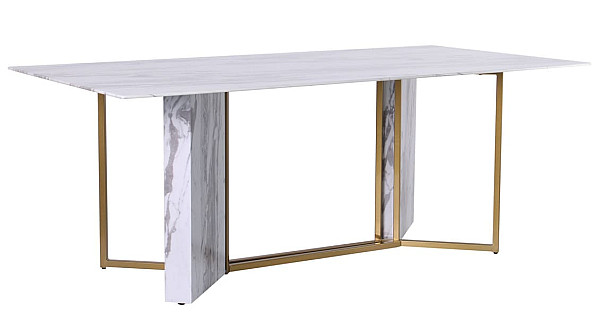 Обідній стіл AMF Amanda gold Скло-0