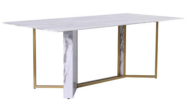 Обідній стіл AMF Amanda gold Скло-1