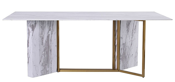 Обідній стіл AMF Amanda gold Скло-2