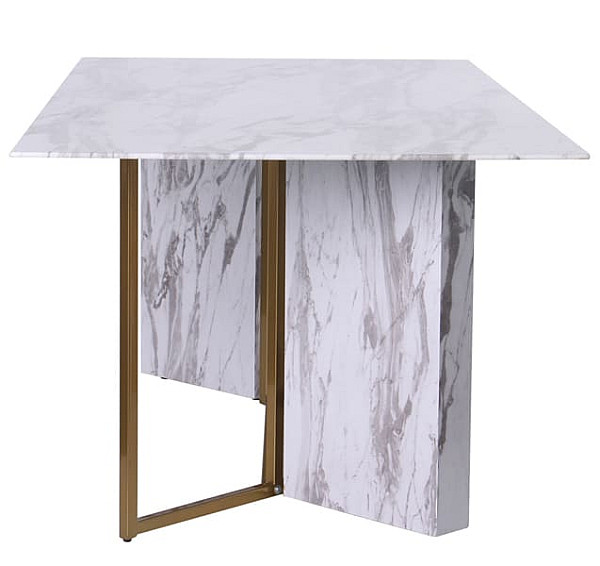 Обідній стіл AMF Amanda gold Скло-3