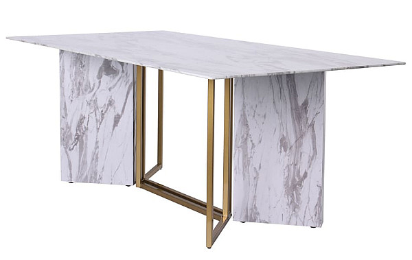 Обідній стіл AMF Amanda gold Скло-4