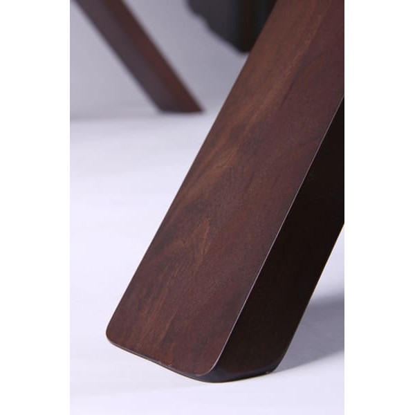 Обідній стіл AMF Лаура Горіх темний Скло-6