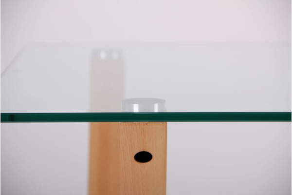 Обеденный стол AMF Maple Бук Стекло-11