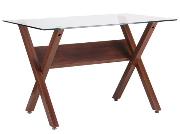 Обеденный стол AMF Maple Орех Стекло-0