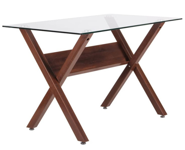 Обеденный стол AMF Maple Орех Стекло-1