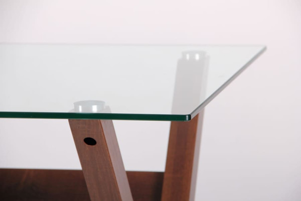 Обеденный стол AMF Maple Орех Стекло-11