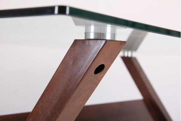 Обеденный стол AMF Maple Орех Стекло-13