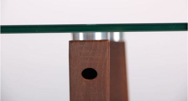 Обеденный стол AMF Maple Орех Стекло-14