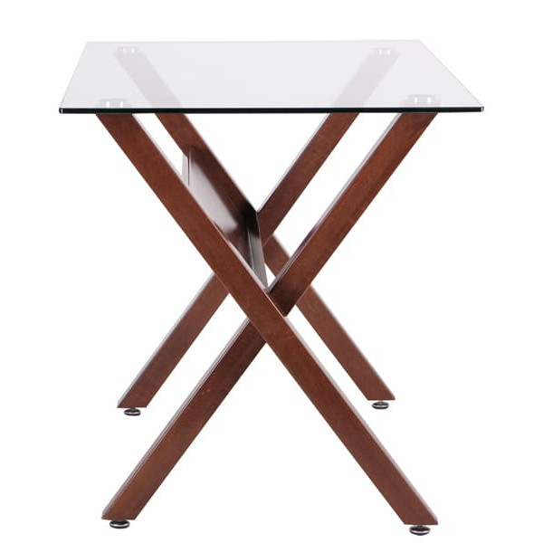 Обеденный стол AMF Maple Орех Стекло-2