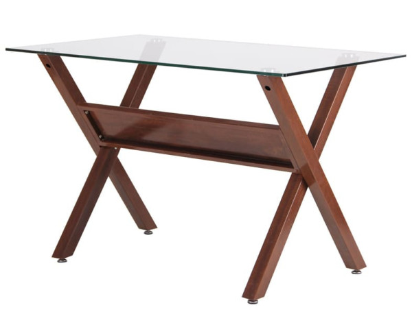 Обеденный стол AMF Maple Орех Стекло-4