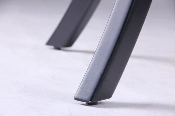 Обідній стіл AMF Модерн Круглий Білий Ніжки чорні-6