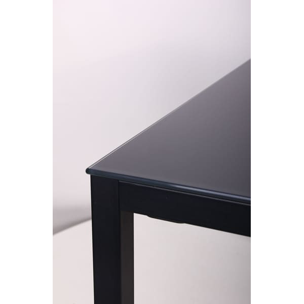 Обідній стіл AMF Родос чорний/Скло антрацит-6