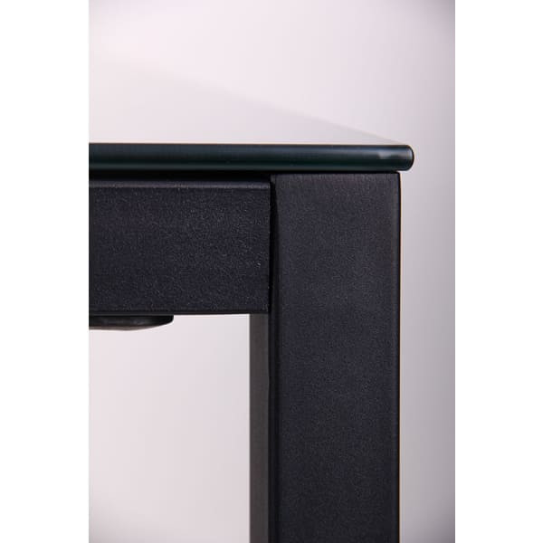 Обідній стіл AMF Родос чорний/Скло антрацит-8