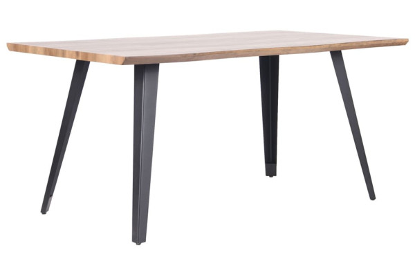 Обідній стіл AMF Sheriff Чорний - Дуб шервуд МДФ-0