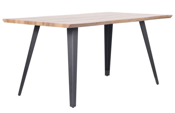 Обідній стіл AMF Sheriff Чорний - Дуб шервуд МДФ-1