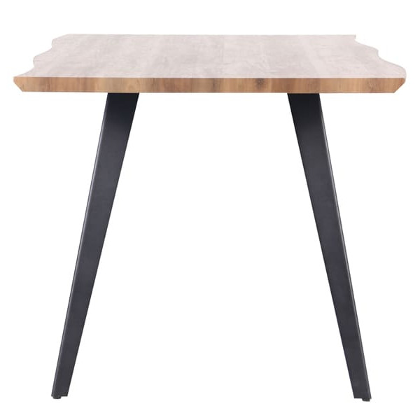 Обідній стіл AMF Sheriff Чорний - Дуб шервуд МДФ-2