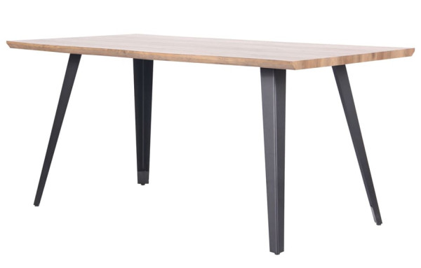 Обідній стіл AMF Sheriff Чорний - Дуб шервуд МДФ-4