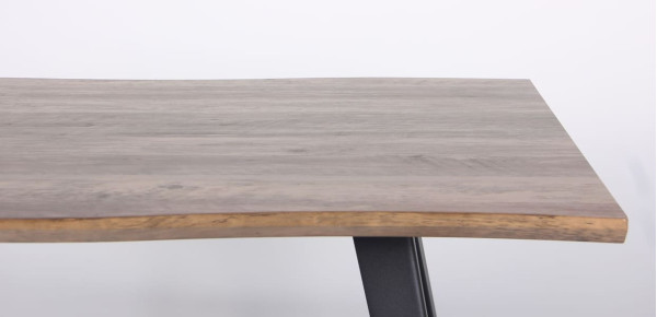 Обідній стіл AMF Sheriff Чорний - Дуб шервуд МДФ-5