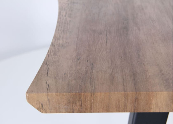 Обідній стіл AMF Sheriff Чорний - Дуб шервуд МДФ-7