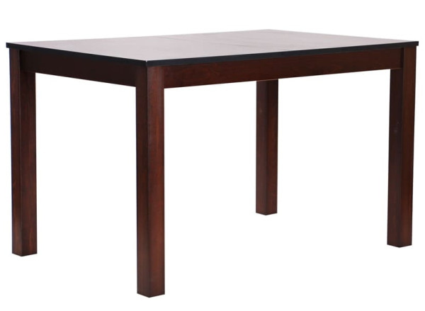 Розкладний обідній стіл AMF Ештон Горіх темний / Чорний мармур-0
