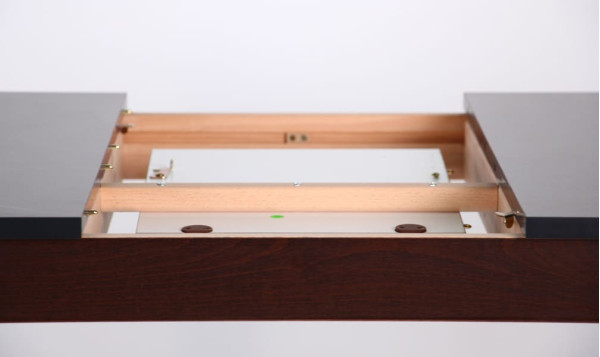 Розкладний обідній стіл AMF Ештон Горіх темний / Чорний мармур-11