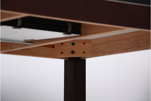 Розкладний обідній стіл AMF Ештон Горіх темний / Чорний мармур-14