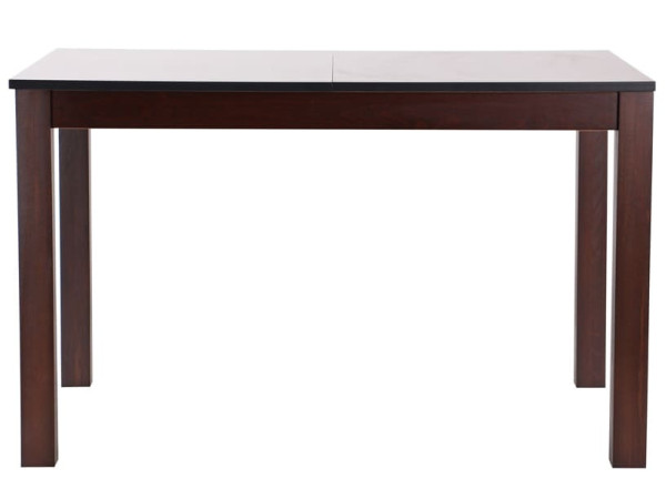 Розкладний обідній стіл AMF Ештон Горіх темний / Чорний мармур-2