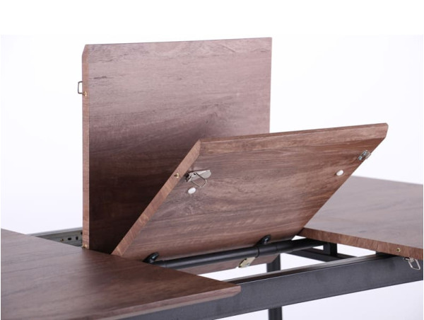 Розкладний обідній стіл AMF Helena Чорний Дуб шервуд-12