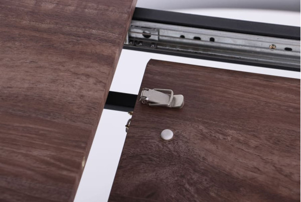 Розкладний обідній стіл AMF Helena Чорний Дуб шервуд-13