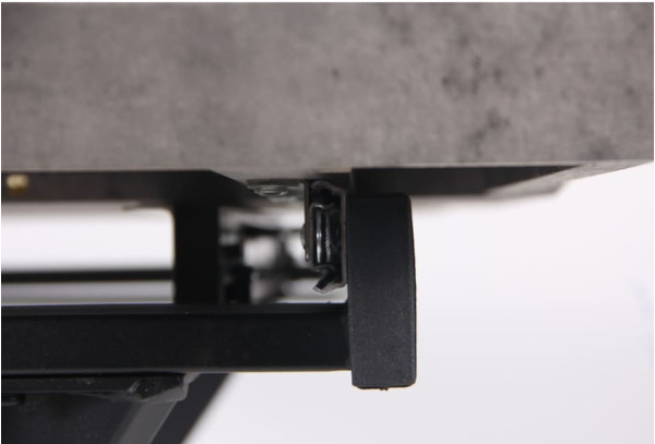 Розкладний обідній стіл AMF Jackson Чорний / МДФ Бетон-12