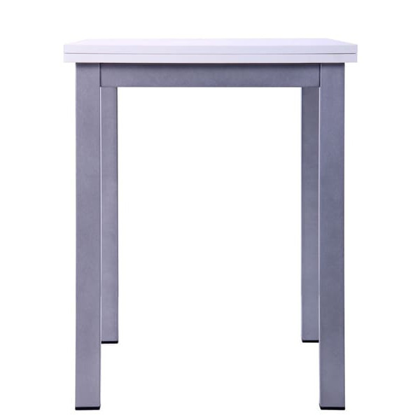 Розкладний обідній стіл AMF Кадіс Меламін білий глянець-1